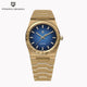 Dourado e azul