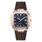 Azul e rose couro
