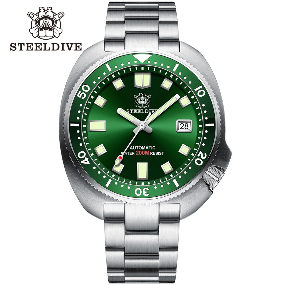 め*ー様 未使用 SteelDive SD1932 自動巻き腕時計 39mm Steeldive Diver – Zaggy Store